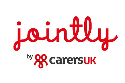 red Jointly app with Carers UK logo